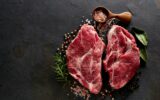 Pork meat with herbs and spices