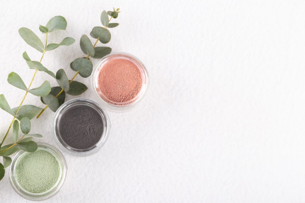 Cosmetic clay powder